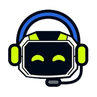 The HagoDigital robot wearing a headset with a microphone